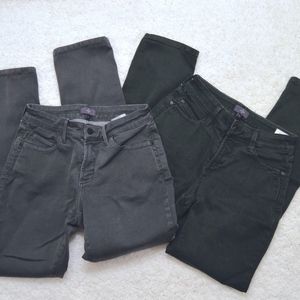 🔦 SALE NYDJ Green & Grey Lift Tuck Pants Lot